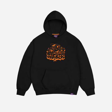 CREAM HOODIE BLACK