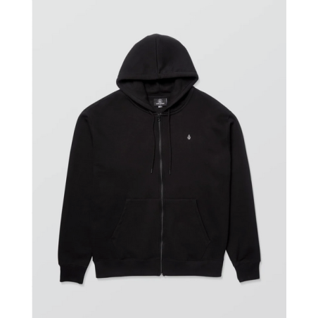 SINGLE STONE ZIP BLK