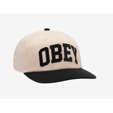 OBEY COLLEGIATE CAP BLK MLT