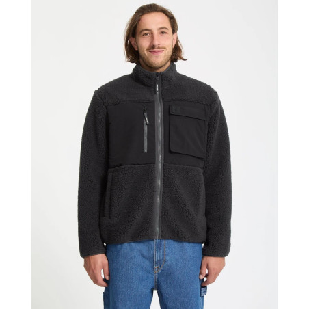 SWEAT ZIPPE ASPHALT