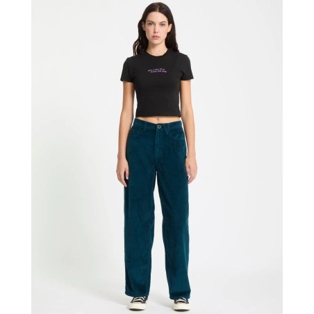 PANT VELOUR VERT WEELLOW 2