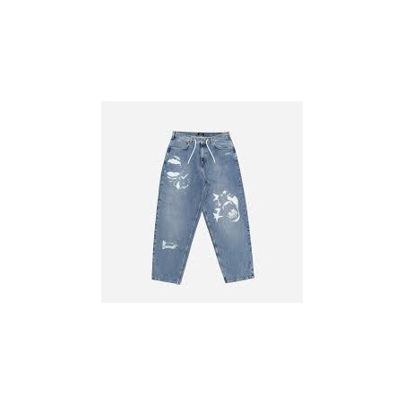 JACKER PANT BAGGY BLUE