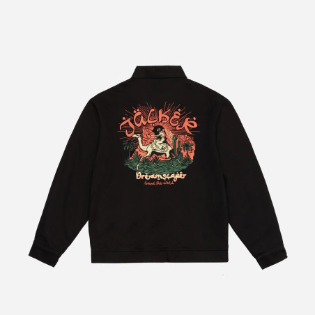 SANDMAN COACH JACKET BLK