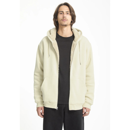 SWEAT ZIPPE H BEIGE