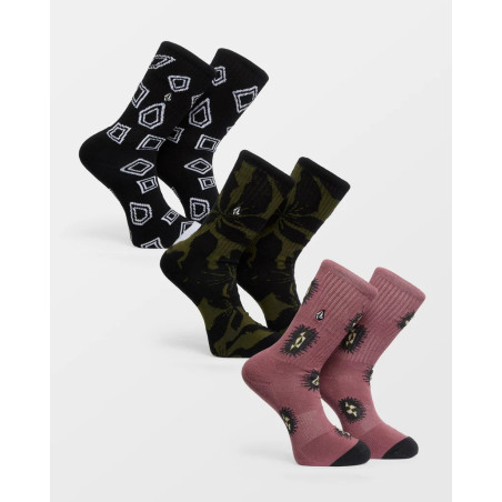 PRINT MIXER SOCK 3 PK