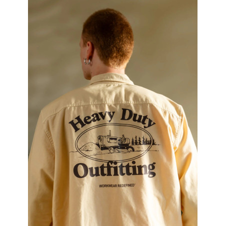 CAT JACKET CANVAS OVERSHIRT