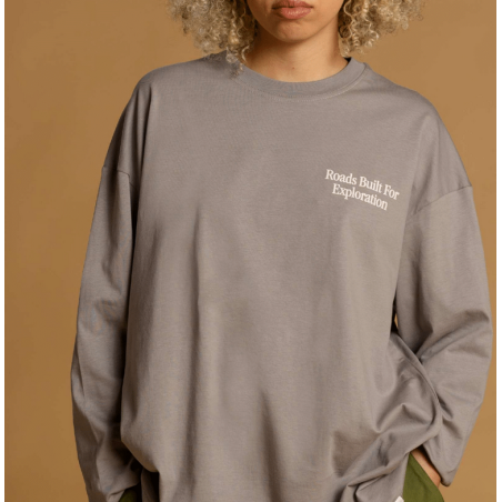 CAT TSHIRT ROADS BUILT LS