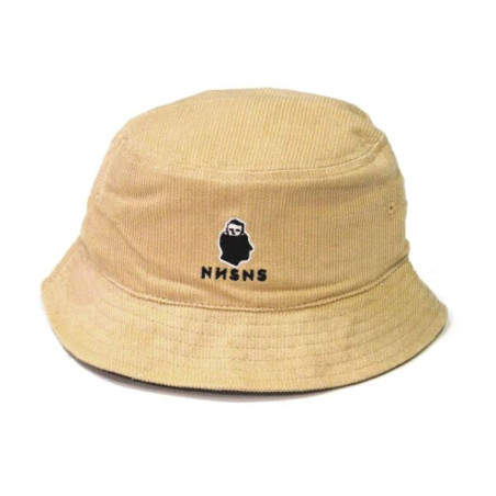 BUCKET HAT BEIGE VELOURS COT.