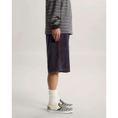 SHORT MAUVE VELOURS COTELE