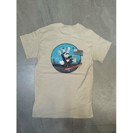 TSHIRT EVASION BIGOUDENE BEIGE