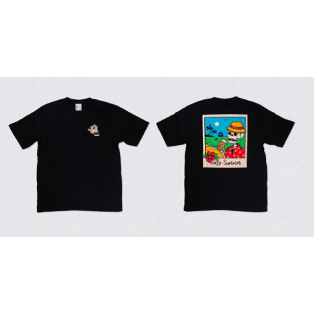 HELLO SUMMER TSHIRT BLK