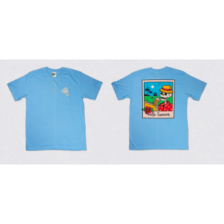 HELLO SUMMER TSHIRT BLUE