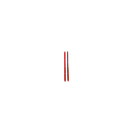 PACK 2 RAILS CLEAR RED OPERA